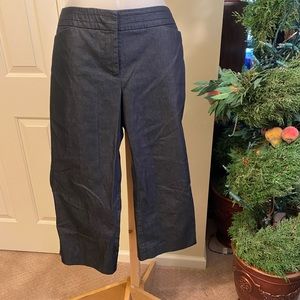 NWOT New York & Co. - Lady dressy denim capris, 8